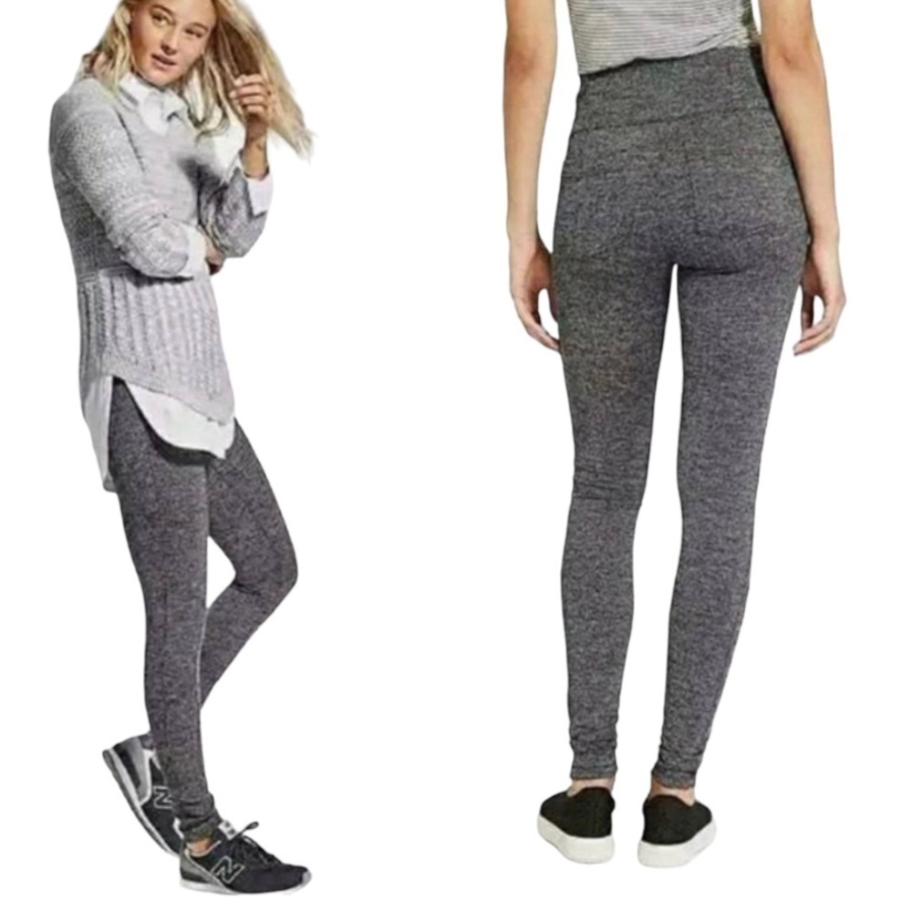 Athleta Gray Space Dye Metro Joggers Active Athletic Women’s Large